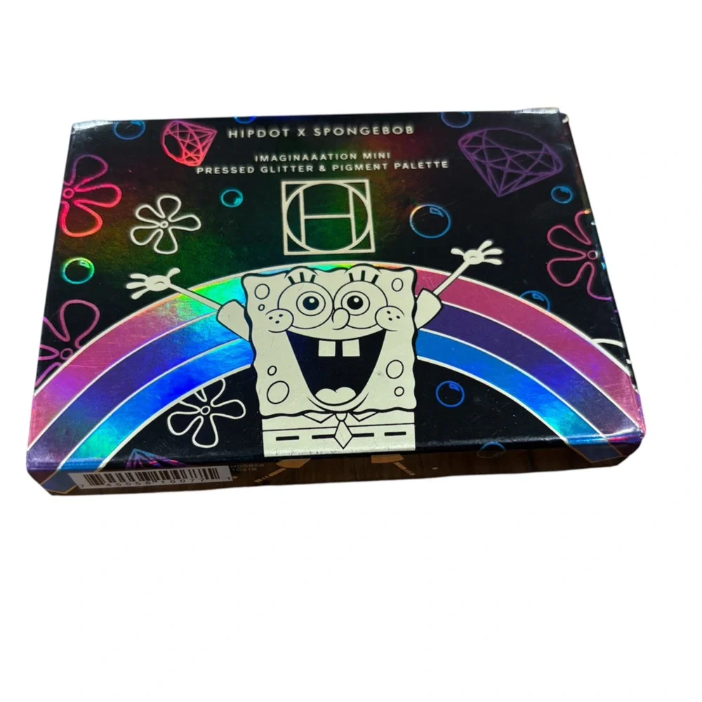 HIPDOT x SpongeBob Imaginaation Pressed Glitter & Pigment Palette NIB